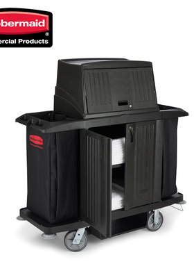 美国原装进口乐柏美全配型客房服务推车酒店清洁车FG9T1900BLA