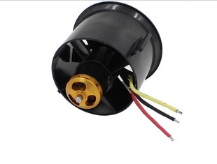 群汐70mm涵道电机套装 1.9公斤推力2827 3800KV超黑旋风qx