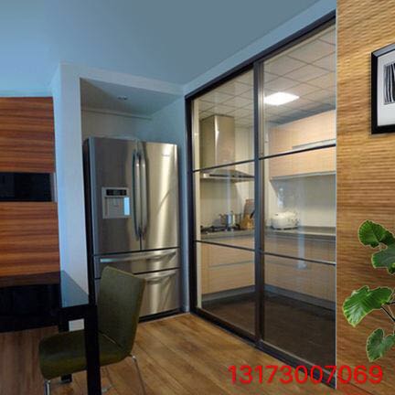 济南门窗钛镁合金推拉门平开门室内门高端大气