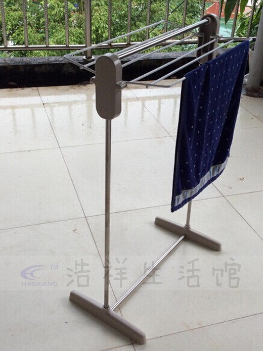 迷你落地折叠不锈钢小衣架包邮