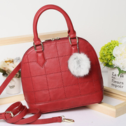 ZYA bags woman bags fall/winter new 2015 vintage checkered shell bag fashion hand shoulder Crossbody bag