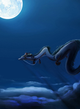 动漫海报定做 宫崎骏 千与千寻 动漫海报制作 墙纸装饰画D4044B