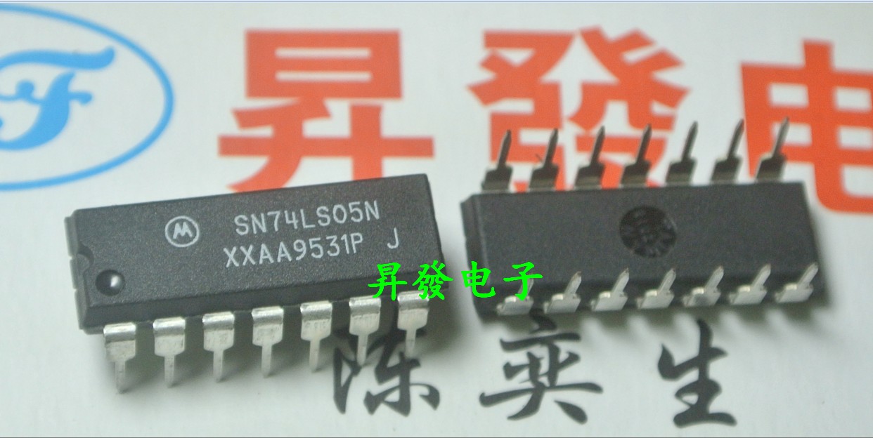 〖昇發电子〗全新进口原装SN74LS05N HD74LS05P 74LS05 DIP直插