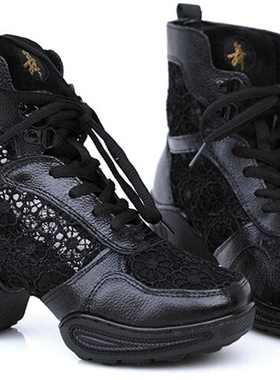 春夏新款隐形内增高8厘米 网纱蕾丝 舞蹈鞋 系带 莱咖女鞋2369k