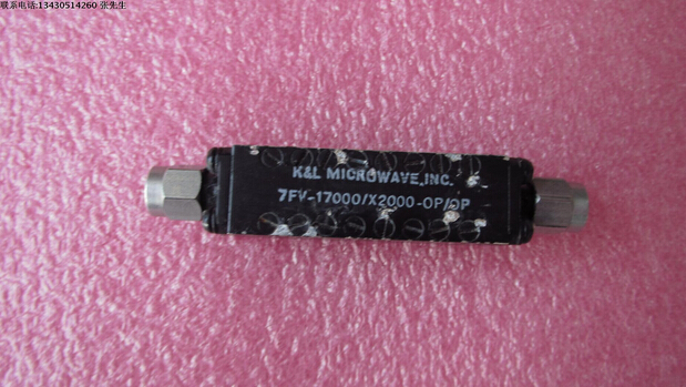 美国K&L进口 7FV-17000/2000-0P/0P 17GHz SMA母 RF 射频微波同轴带通滤波器 质量包好，包能用 可提供详细测试图