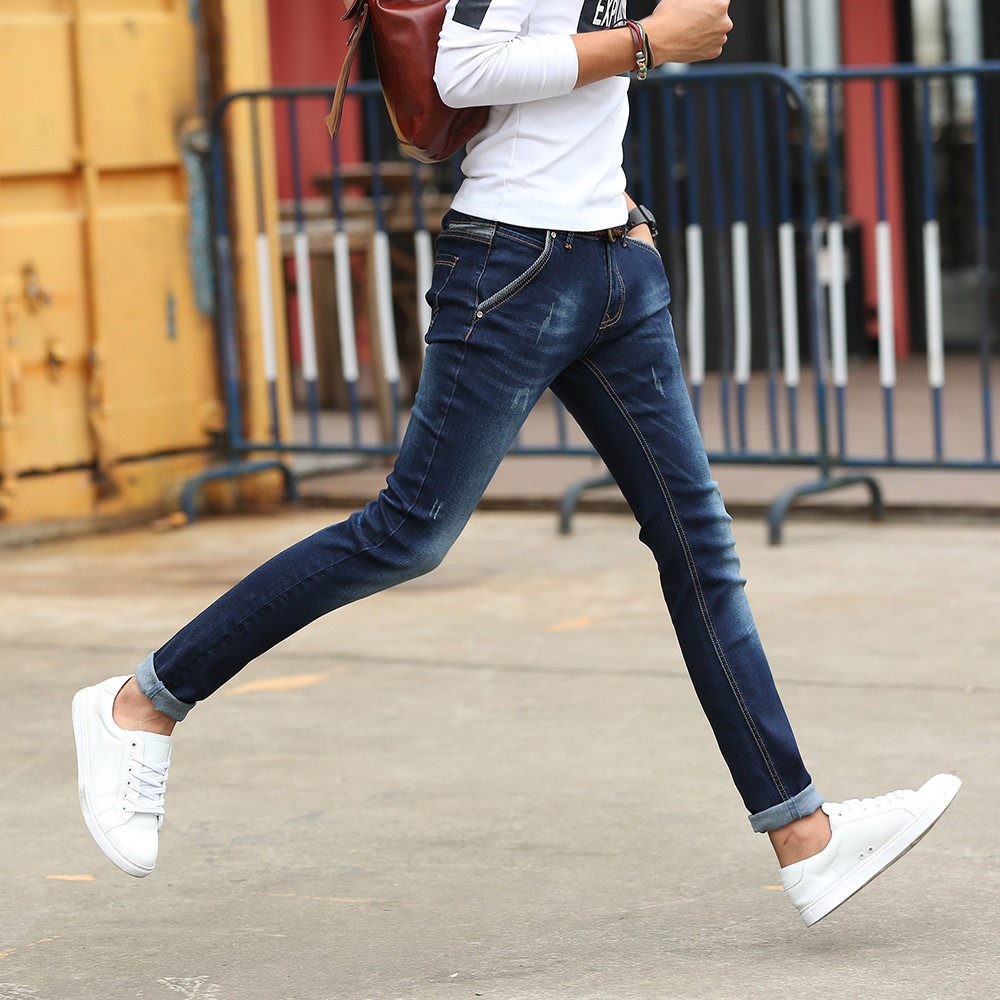 Jeans pour adolescent JUSTMERRY en coton pour automne - Ref 1464600 Image 4