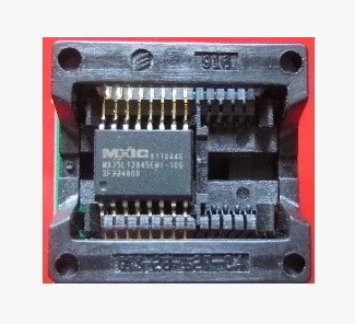 SOP16转DIP8适配器转换座 25系列16脚芯片专用烧录座编程器测试座