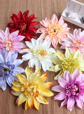 假花仿真花花朵头饰装饰花绢花