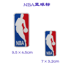 个性臂章胸章刺绣魔术贴NBA蓝球标志冲锋衣章背包贴布贴定制包邮