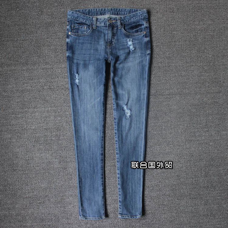 清仓处理女士水洗磨破磨白版型超赞牛仔裤长裤|msdalam kategori Butik wanita / wanita, seluar jeans - dari Buy2taobao.com untuk memberikan perkhidmatan ejen Taobao profesional membeli