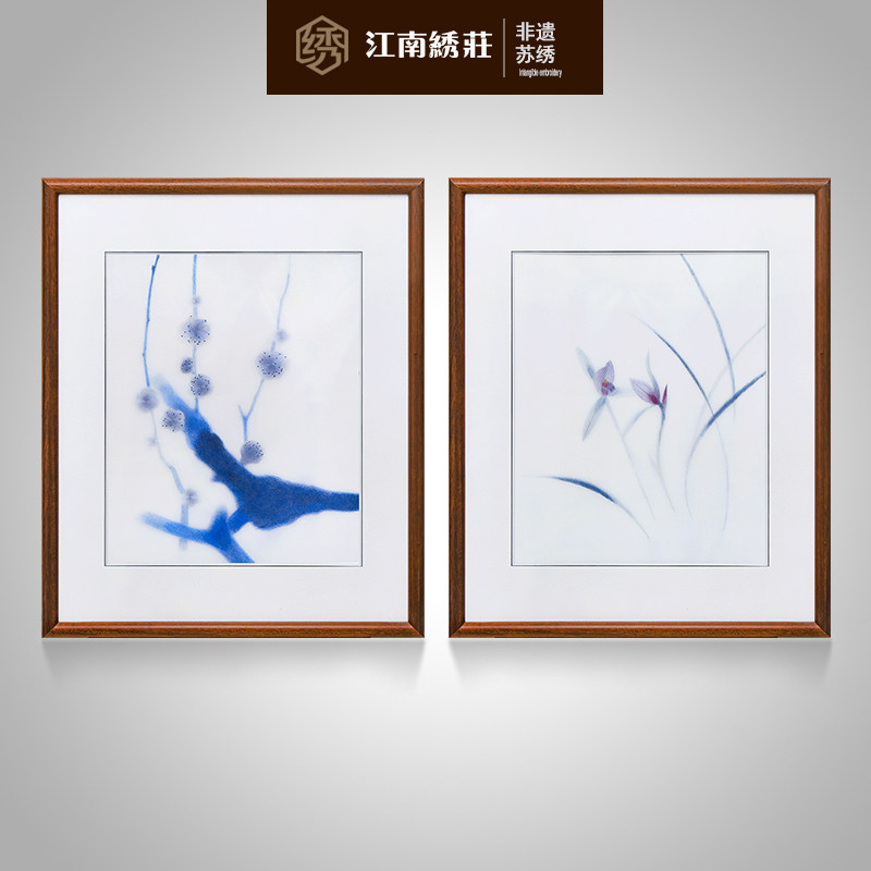 餐厅挂画花卉装饰画走廊玄关壁画竖版现代简约墙画装饰小清新精品