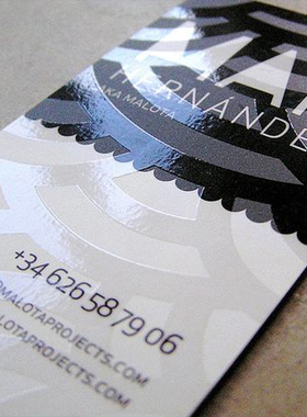 UV名片过油印刷定制设计制作印名片触感膜烫金定做凸起工艺上海水晶凸字滴塑商务创意订做名片广告公司亮面