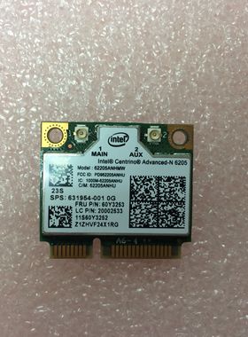 联想 S230u W530 X130e(intel) X131e(intel) 5G无线网卡 6205AGN