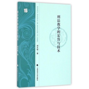 刑法教学的宏旨与技术 胡先锋 著  正版书籍  博库网