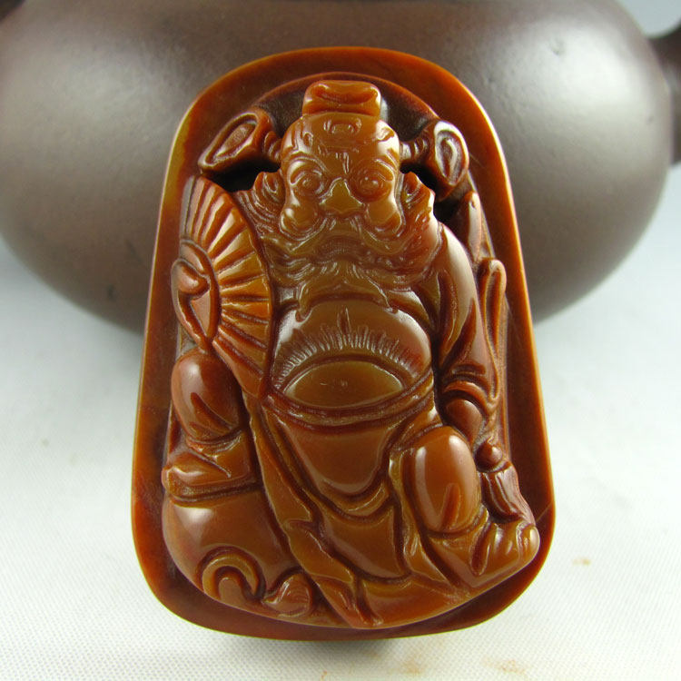 正品送鉴定证书黄龙玉钟馗皮带玉石扣腰带扣腰牌腰佩男士腰带玉挂