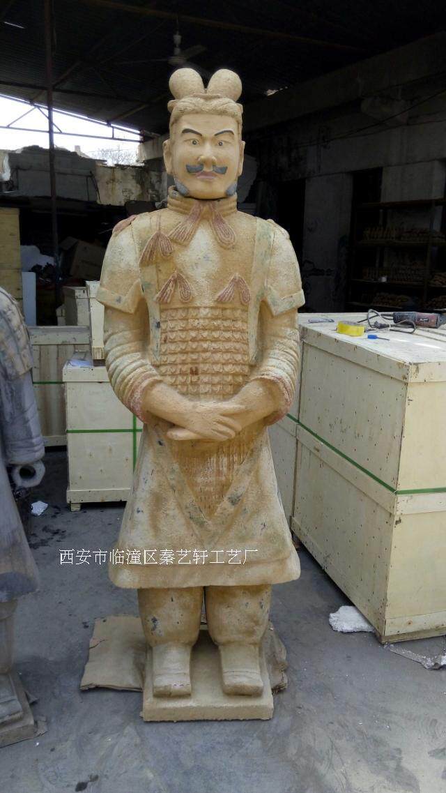 兵马俑工厂自营195cm高仿将军俑家居酒店园林摆设送朋友出口礼品