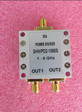 1000-6000MHz 10W SMA N 射频同轴 2路 一分二功分器 频率可定制