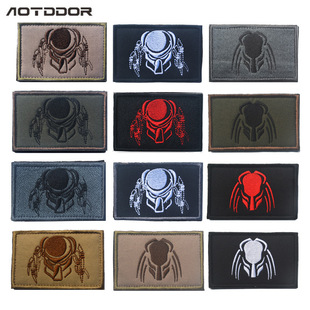 WISH铁血战士徽章 刺绣毛面臂章魔术贴