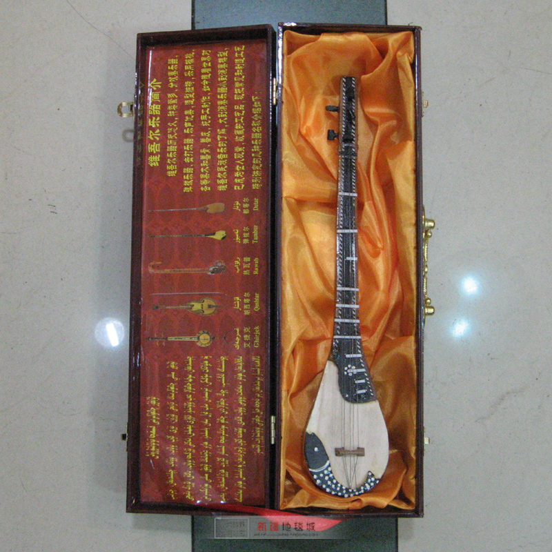 新疆维吾尔民族风乐器 弹布尔 纯手工舞台表演演出演奏琴会议礼品