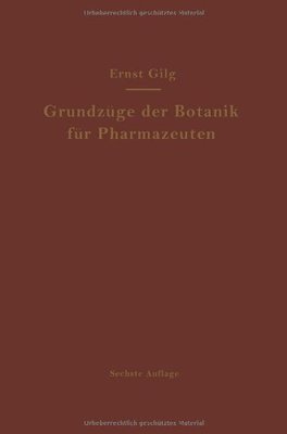 【预订】Grundzuge Der Botanik Fur Pharmazeuten