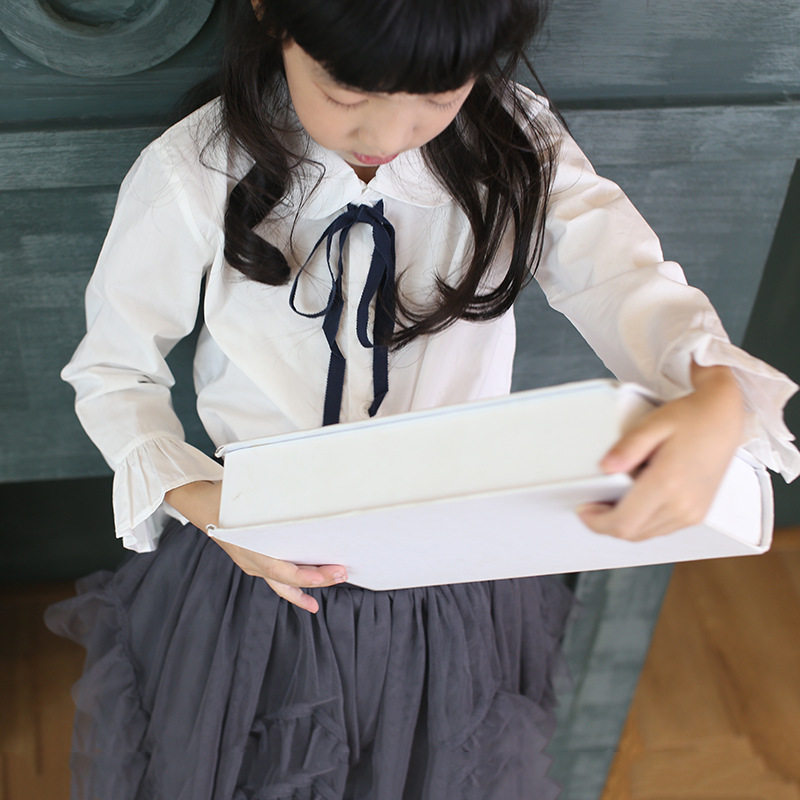 Chemise fille à manche longue - Ref 2084887 Image 1