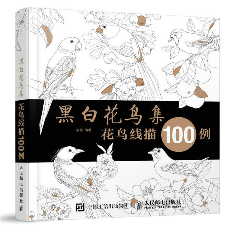 ºÚ°×»¨Äñ¼¯:»¨ÄñÏßÃè100Àý Ï߸弼·¨Ç¦±Ê»½Ì³Ì ºÚ°×»¨ÒâǦ±Ê»½Ì³ÌÈëÃÅÊé¼® ÊÖ»æ°×Ã蹤±Ê»¨»Ü ÃØÃÜ»¨Ô°ÌîÉ« »æ»¹¤¾ßÏ߸弼·¨