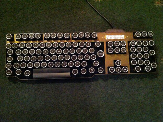 英国代购Artificial㊣ 手作特别精细手工艺术装饰蒸汽朋克键盘