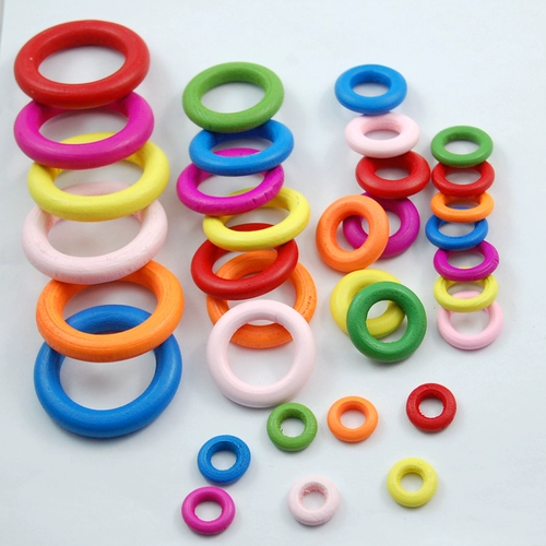 Детский браслет из бисера ручной работы, бусины, деревянные многоцветные смешанные аксессуары