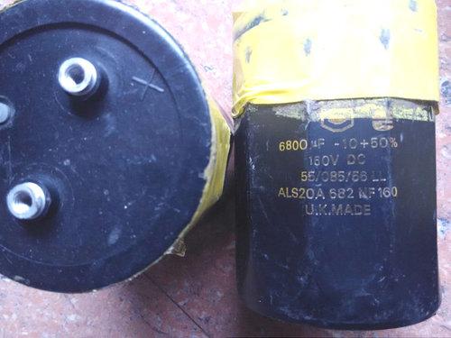 英国原装BHC ALS20A系列 160v 6800uf 螺丝脚发烧滤波电容