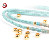 豫都diy配件不锈钢收尾扣手链项链链接扣绳帽隔珠车轮珠红绳配饰