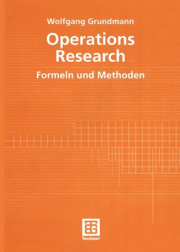 【预售】Operations Research: Formeln Und Methoden