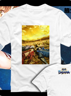 战国BASARA伊达政宗真田幸村前田庆次石田三成全纯棉衣服T恤短袖