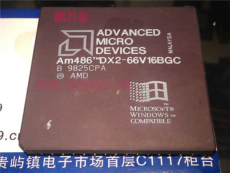 AM486DX2-66V16BGC 镀金脚 32位微处理器 AM486 DX2 陶封 CPGA168