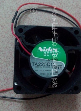 TA225DC M33455-16 12V 0.22A 原装日本尼迪克NIDEC 60*60*25风扇