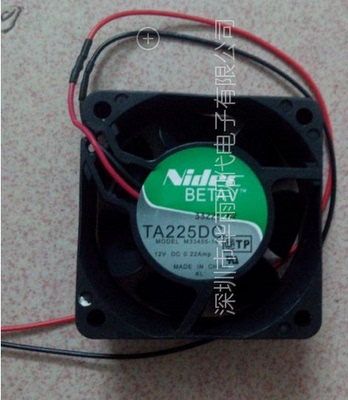 TA225DC M33455-16 12V 0.22A 原装日本尼迪克NIDEC 60*60*25风扇