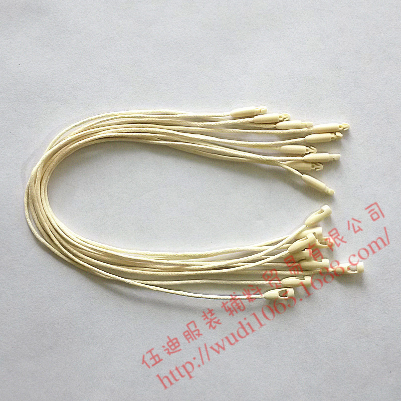 現(xiàn)貨批發(fā)蠟線子彈頭吊粒 吊繩 吊牌線 手穿繩 子母扣高檔現(xiàn)貨吊粒
