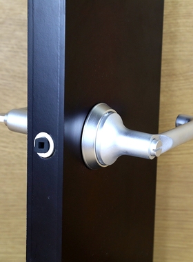 WEILAI进口银色铝白色快装锁通道浴室卧室卫生间学校幼儿园专用锁