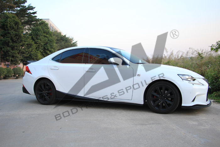 碳纤维13~17款IS250\IS350\IS200T改装A款侧裙