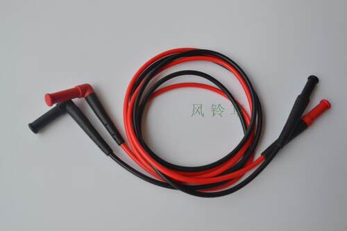 分体式表笔线 直角DMM插头 手持DM模块式扩展测试硅胶线香蕉插头 - 封面