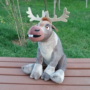 Frozen冰雪奇缘大冒险克斯托夫友驯鹿斯文Sven公仔毛绒玩具
