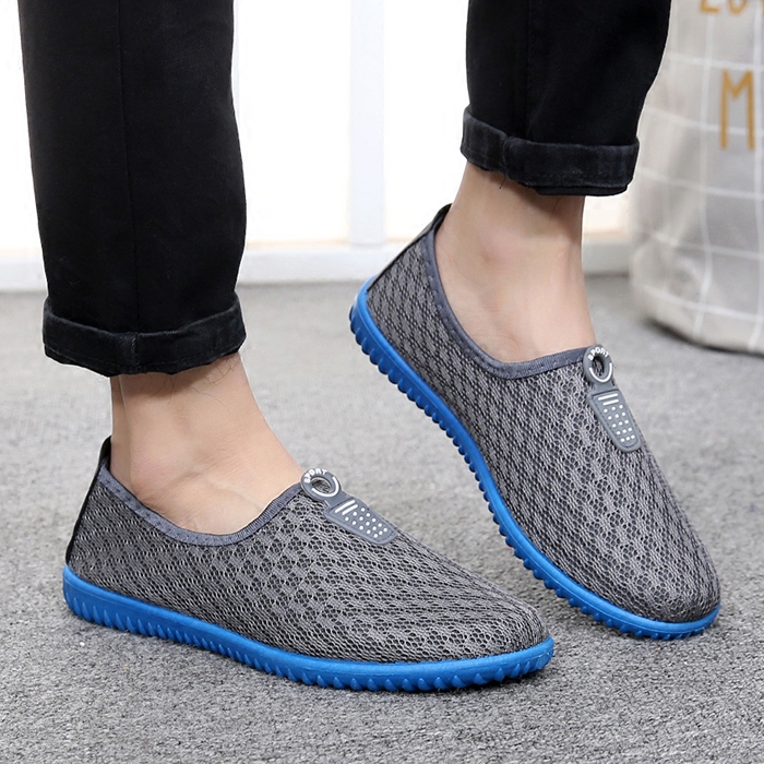 老北京布鞋夏季网鞋男鞋透气网面运动鞋男士休闲鞋轻便韩版懒人鞋|ruв категории Мужская обувь, 低帮鞋, 布鞋 - от Buy2taobao.com для оказания профессиональной услуги покупки агента Taobao