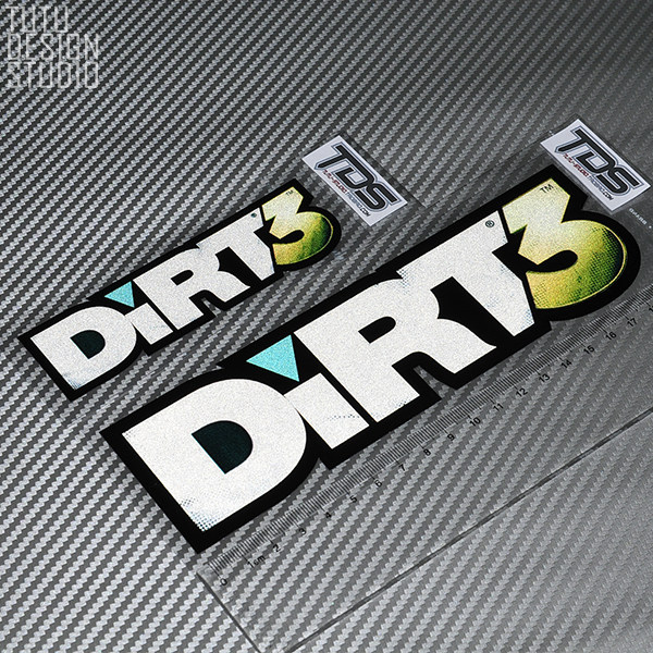 tutu圖圖車貼 dc kenblock鬼爪 dirt3尘埃3 汽车改装漂移反光贴纸