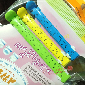 韩国进口日照日期刻度封口夹创意家居零食塑料袋密封树脂保鲜夹子