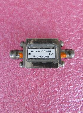 K&L 171-29900-2006 DC-1.5GHZ SMA母射频微波同轴低通滤波器