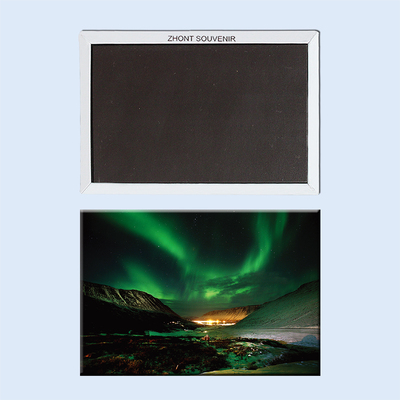卡通欧洲 挪威极光 美景 磁性冰箱贴 家居装饰旅行纪念品个性创意