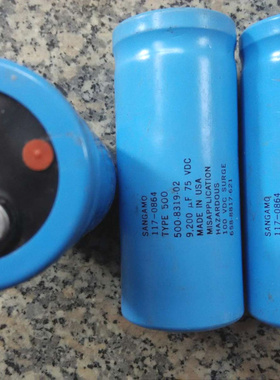 美国山姆SANGAMO 75v 9200uf 发烧滤波电容 螺丝型电容