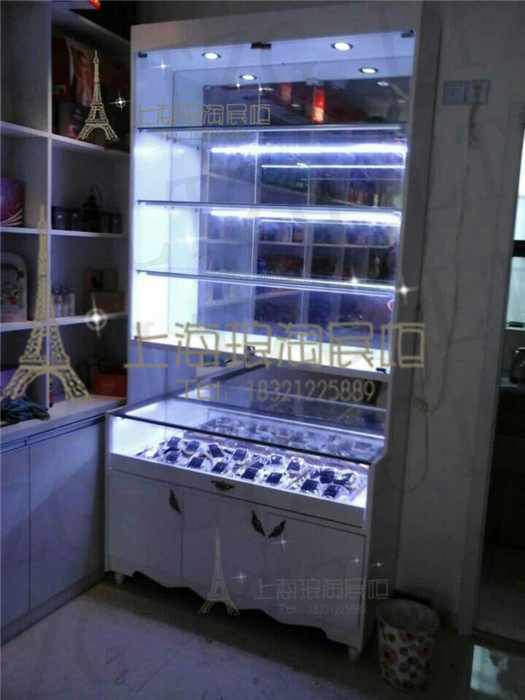 饰品柜台珠宝玉器展示柜高柜