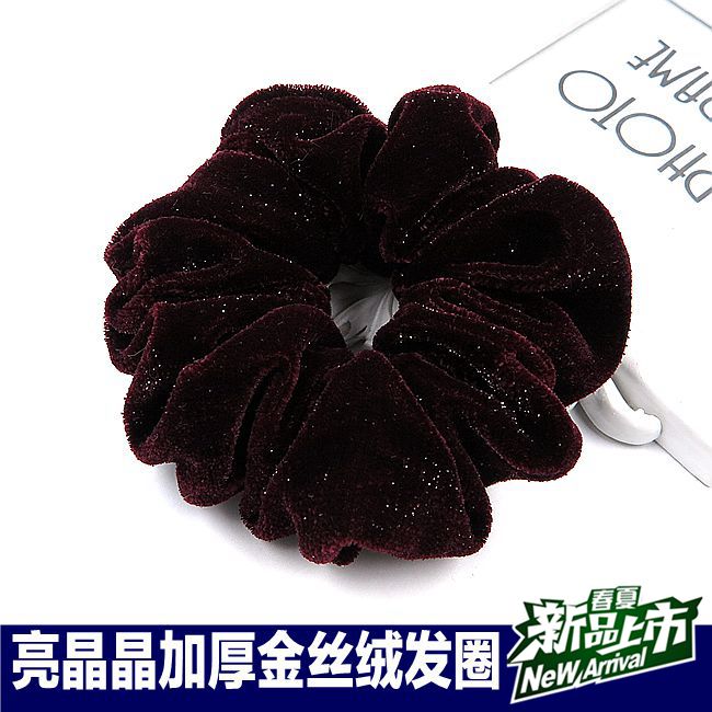 韩国大号天鹅绒橡皮筋发圈