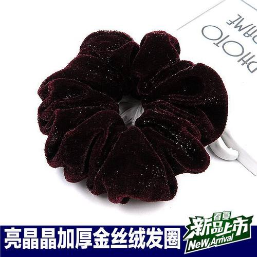 韩国大号天鹅绒橡皮筋发圈