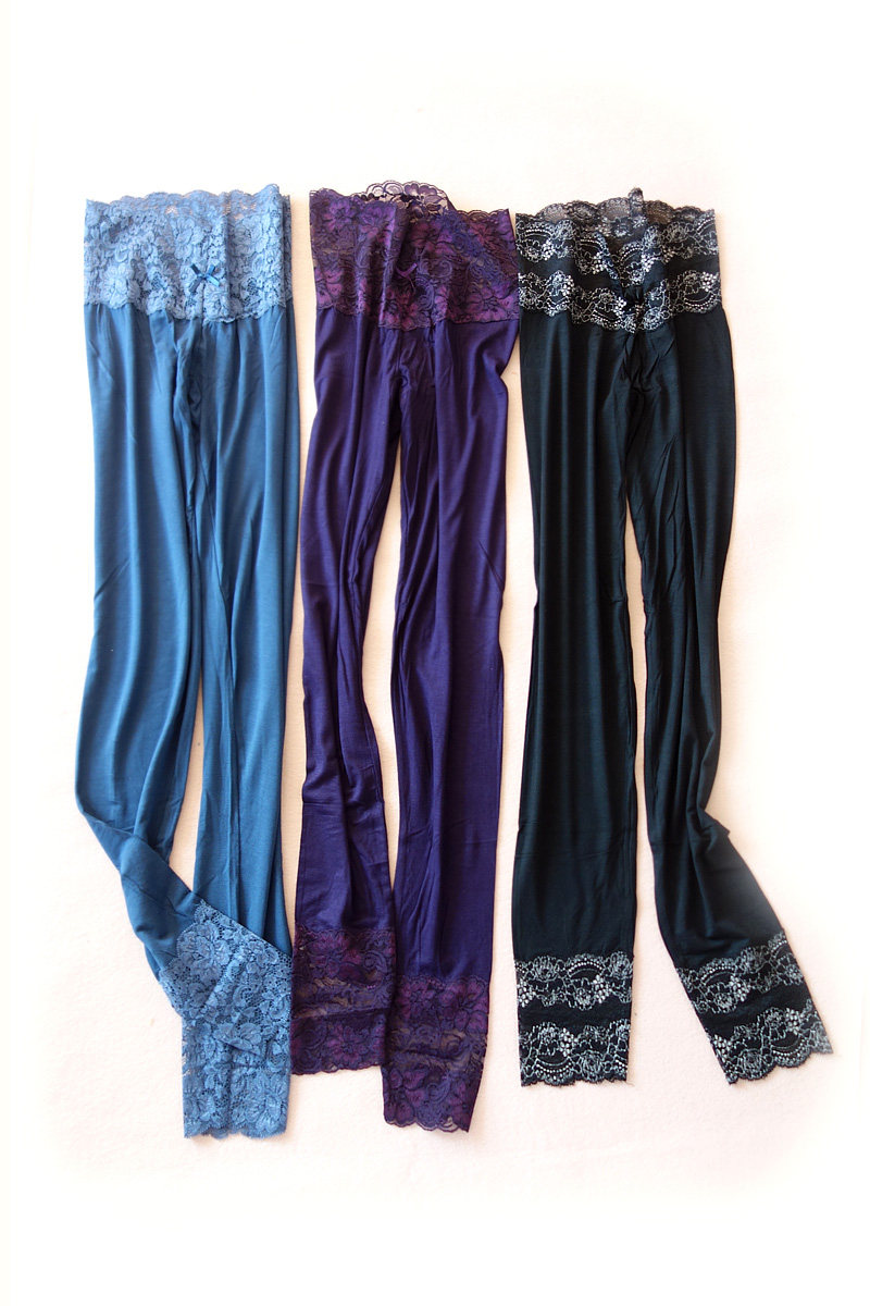 Pantalon collant jeunesse simple en coton - Ref 776481 Image 6